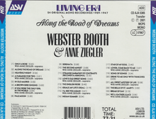 Webstar Booth & Anne Ziegler 'Along The Road Of Dreams' CDAJA 5365