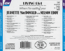 JEANETTE MacDONAL & NELSON EDDY 'When I'm Calling You' DDAJA 5124