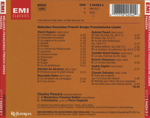CHARLES PANZERA - "FRENCH Songs" CDH 7 64254 2