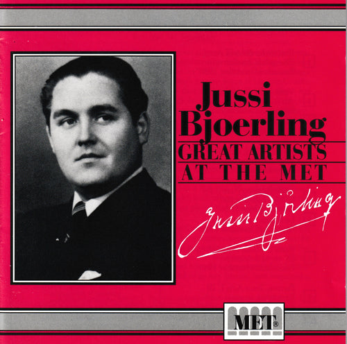 JUSSI BJORLING - Great Artist At The Met' - MET 110CD