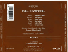 VERDI - Un Ballo In Maschera - 2MCD 951.223