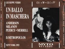 VERDI - Un Ballo In Maschera - 2MCD942.100