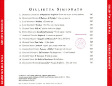 GIULETTA SIMIONATO - Recital - GVS CD