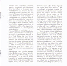 JAN KIEPURA - My Song for You - GEMM CD 9079