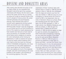 MARIA CALLAS 'Rossini & Donizetti Arias' 5 66464 2