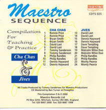 CHA CHAS & JIVES "Sequence Compilation" CDTS 025