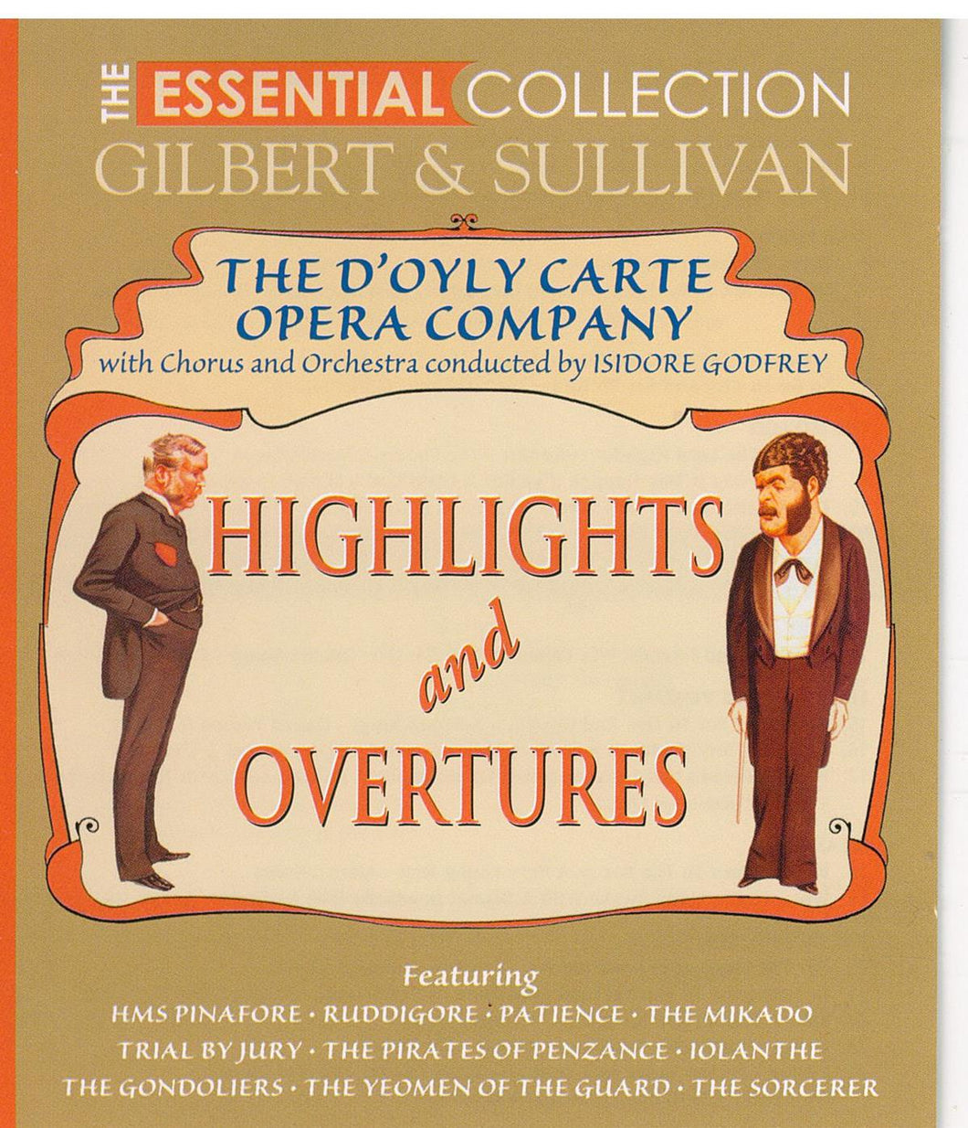 GILBERT & SULLIVAN 'Essential Collection' AVC 995 - 2-cd Set