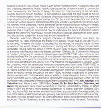 MAURICE CHEVALIER - "Louise" - CD AJA 5233