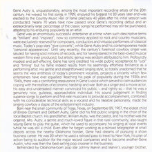 GENE AUTRY - The Last Round-Up - CD AJA 5264