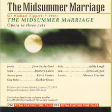 JOAN SUTHERLAND 'The Midsummer Marriage' - 2CD GL 100.524