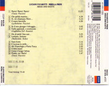 LUCIANO PAVAROTTI / MIRELLA FRENI "Arias & Duets" 421 878-2