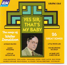 Walter Donaldson "Yes Sir, That's My Baby" - CD AJA 5206