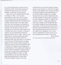 MARIA CALLAS 'Puccini Arias' 5 66463 2