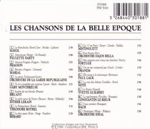 Les Chansons de la Belle Epoque - MM30188