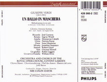 JOSE CARRERAS "Un Ballo in Maschera" 2cd-426 560-2