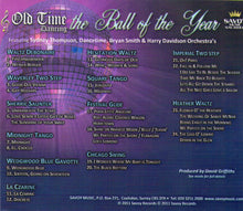 OLD TIME DANCING "the Ball of the Year" SAV 380 CD