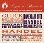 Cavalcade of English Singers -  Volume 1