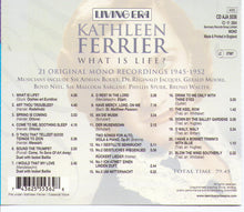KATHLEEN FERRIER - What Is Life? - CD AJA 5536