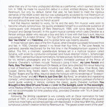 MAURICE CHEVALIER - "Louise" - CD AJA 5233