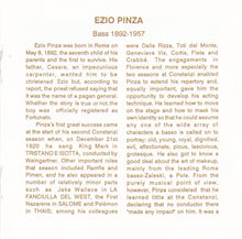 EZIO PINZA - CL-99-12