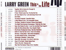 LARRY GREEN "This is the Life" CDTS 149