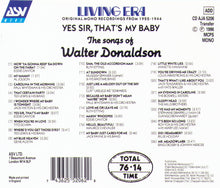 "YES SIR, THAT'S MY BABY" Various Artists CD AJA 5206