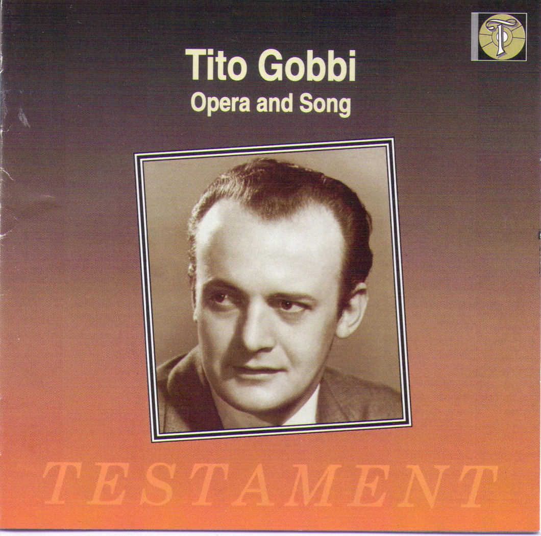 Tito Gobbi - Opera & Song - SBT 1019