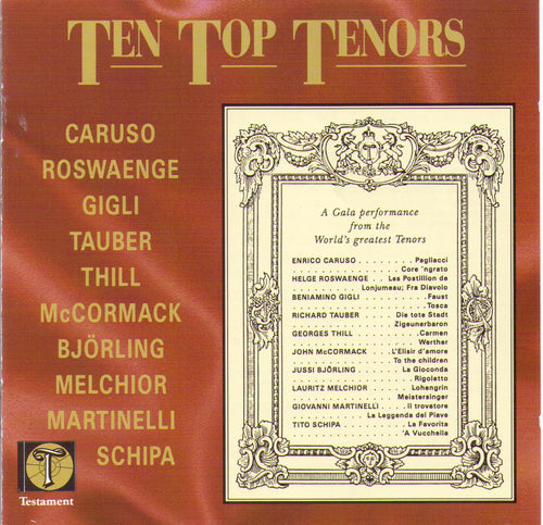 TEN TOP TENORS - SBT 1005