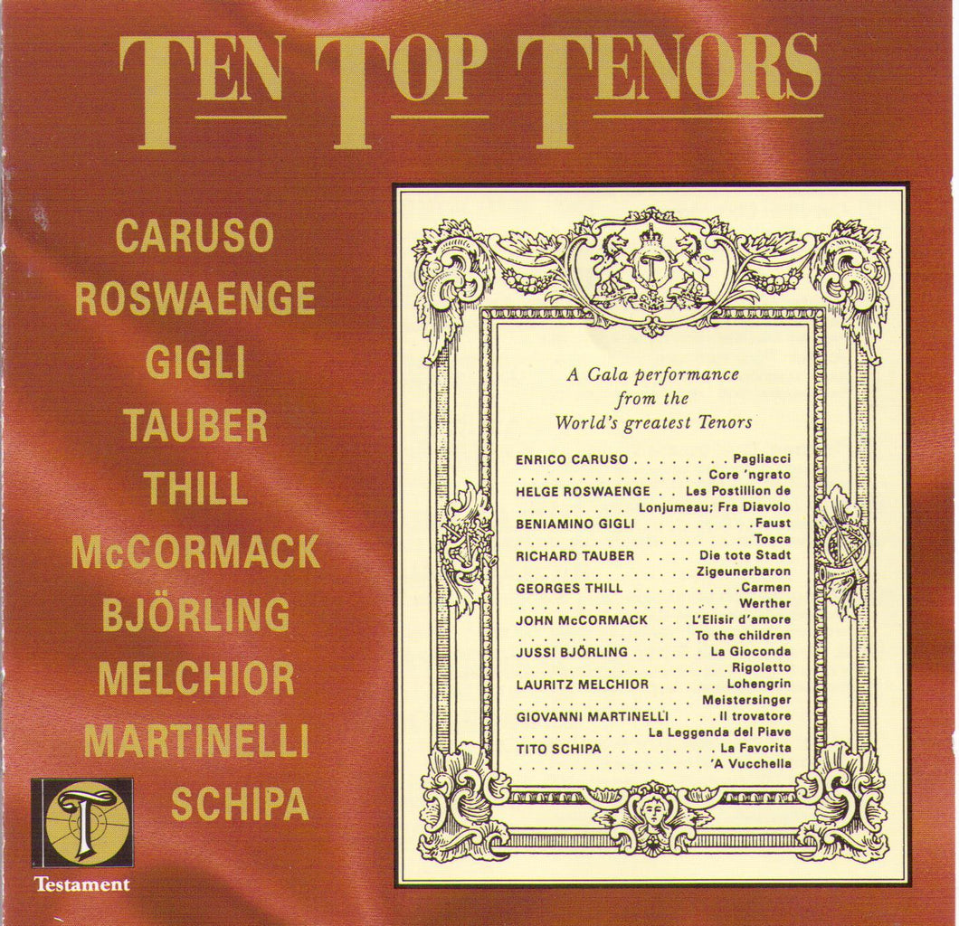 TEN TOP TENORS - SBT 1005