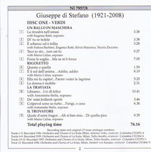 GIUSEPPE DI STEFANO Sings Verdi & Puccini - 2CD NI 7957-8