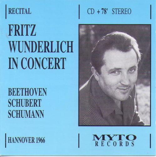 FRITZ WUNDERLICH in CONCERT - 1 MCD 932.78