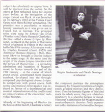 PLACIDO DOMINGO  'Werther' - C 464 982 (2-cd Set)