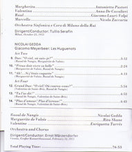 JOAN SUTHERLAND 'Gli Ugonotti' - 3-CD GL 100.604