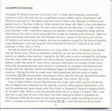 Giuseppe di Stefano - Arias & Songs - SBT 1096