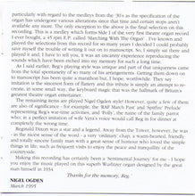 NIGEL OGDEN "Sentimental Journey" OS 214