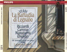 JOSE CARRERAS "La Battaglia di Legnano" 2cd-422 435-2