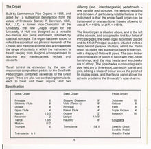 C.P.E. BACH - Music for Organ - CDE 84318