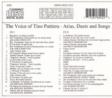 TINO PATTIERA - Arias/Duets/Songs - 2-CD-89222