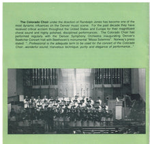 THE COLORADO CHOIR - Pro Organo CD 7030