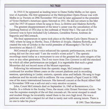 JOHN McCORMACK IN OPERA - NI 7820