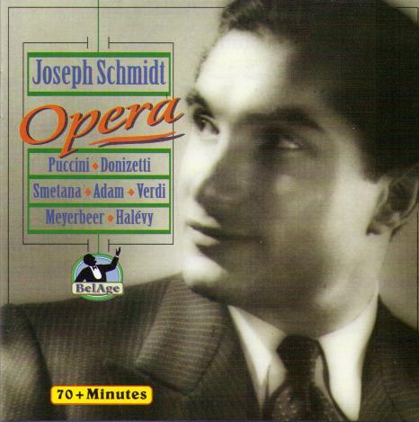 JOSEPH SCHMIDT 'Opera Arias' BLA 103.004