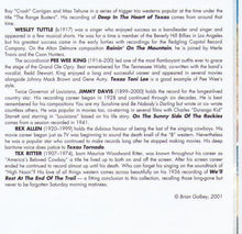 The Singing COWBOYS in the Movies - CD AJA 5338