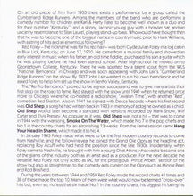 RED FOLEY 'Chattanoogie Shoeshine Boy' CD AJA 5408