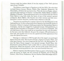 ZINKA MILANOV  'At The Met'  MET 107CD