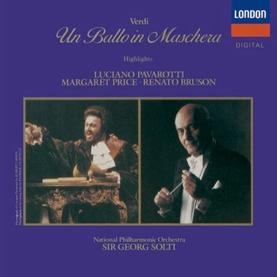 PAVAROTTI 'Un Ballo in Maschera' 410 219-2 (2-cd Set)