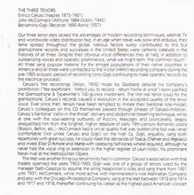 THE THREE TENORS of the CENTURY - CD AJA 5137