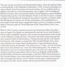 LOTTE LEHMANN - THE MET CENTENARIANS - MET 703 CD