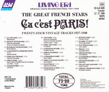 The Great French Stars "Ca c'est PARIS! - CD AJA 5285