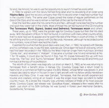 COWBOY COPAS 'Tennessee Waltz' CD AJA 5434