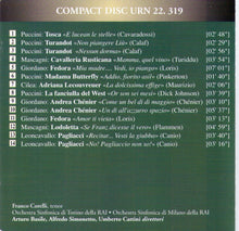 FRANCO CORELLI " Verismo Arias" URN 22.319